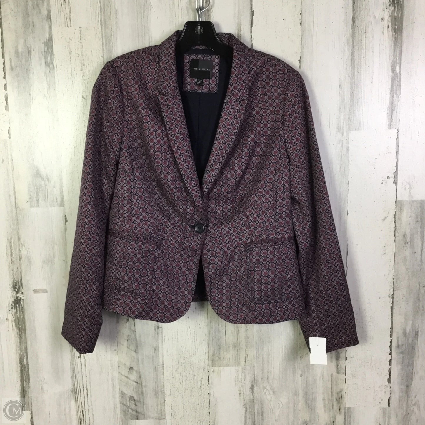 Blazer By Limited In Blue & Red, Size: Mp