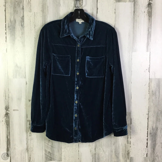 Top Long Sleeve By Umgee In Blue, Size: S