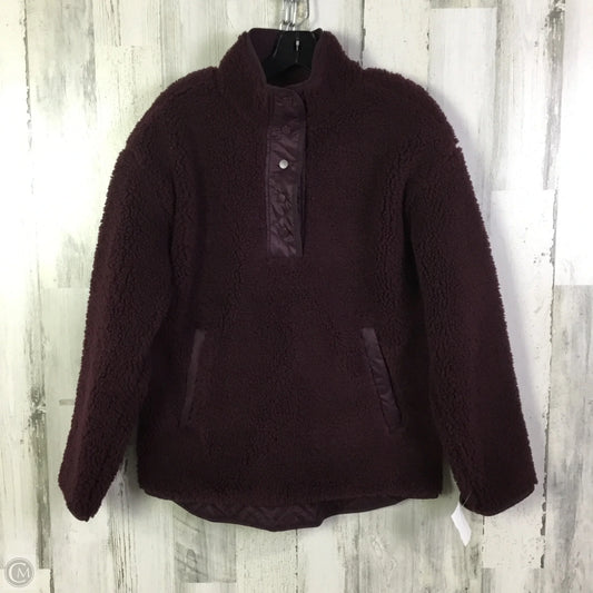 Jacket Faux Fur & Sherpa By Athleta In Purple, Size: M