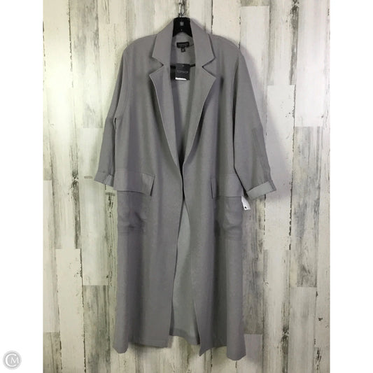 Cardigan By Top Shop In Grey, Size: S