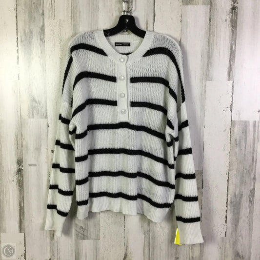 Sweater By Shein In Black & White, Size: M