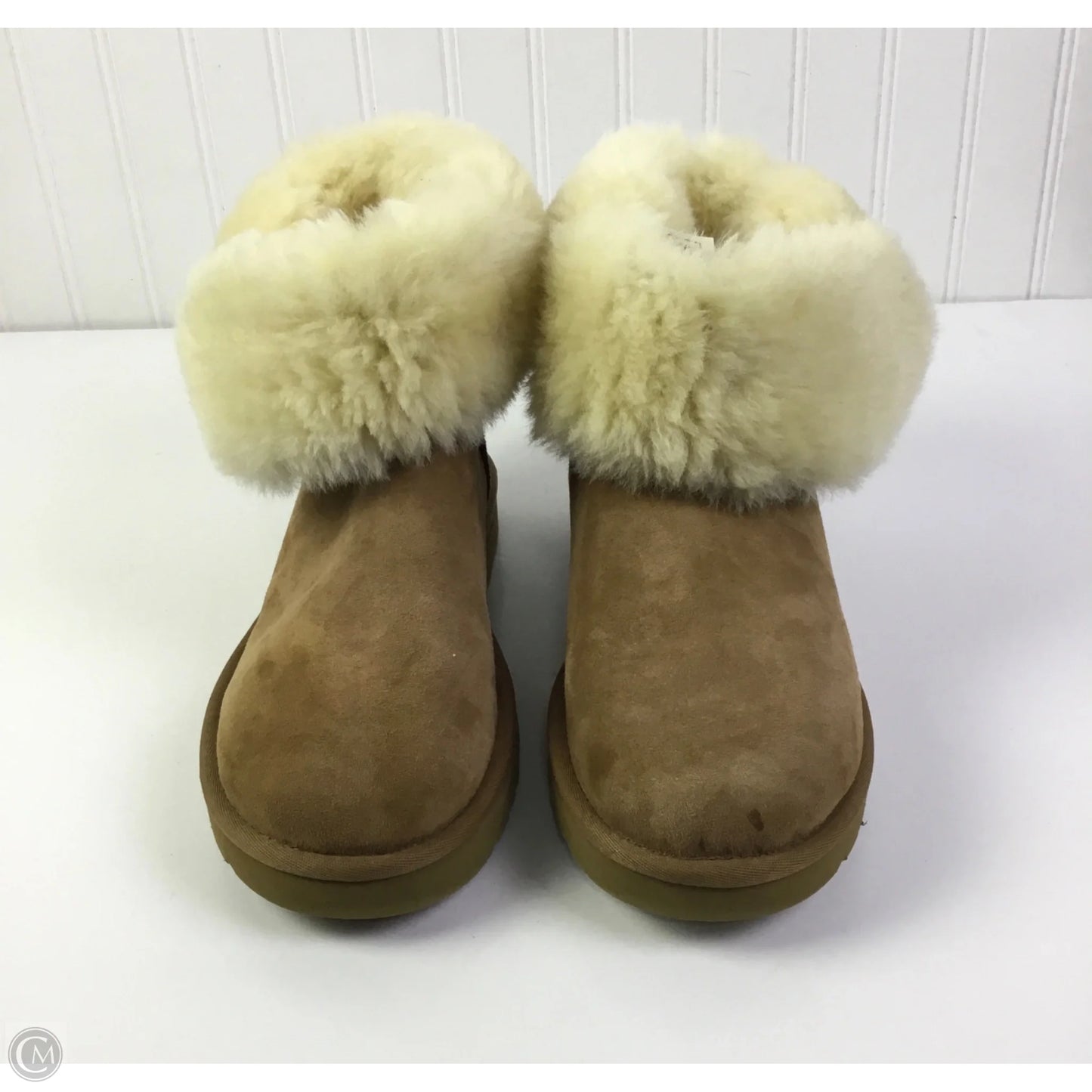 Boots Designer By Ugg In Tan, Size: 10