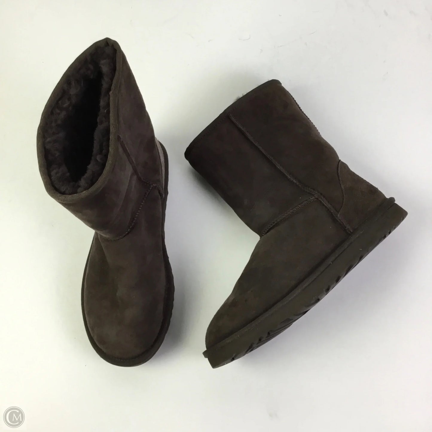Boots Designer By Ugg In Brown, Size: 10