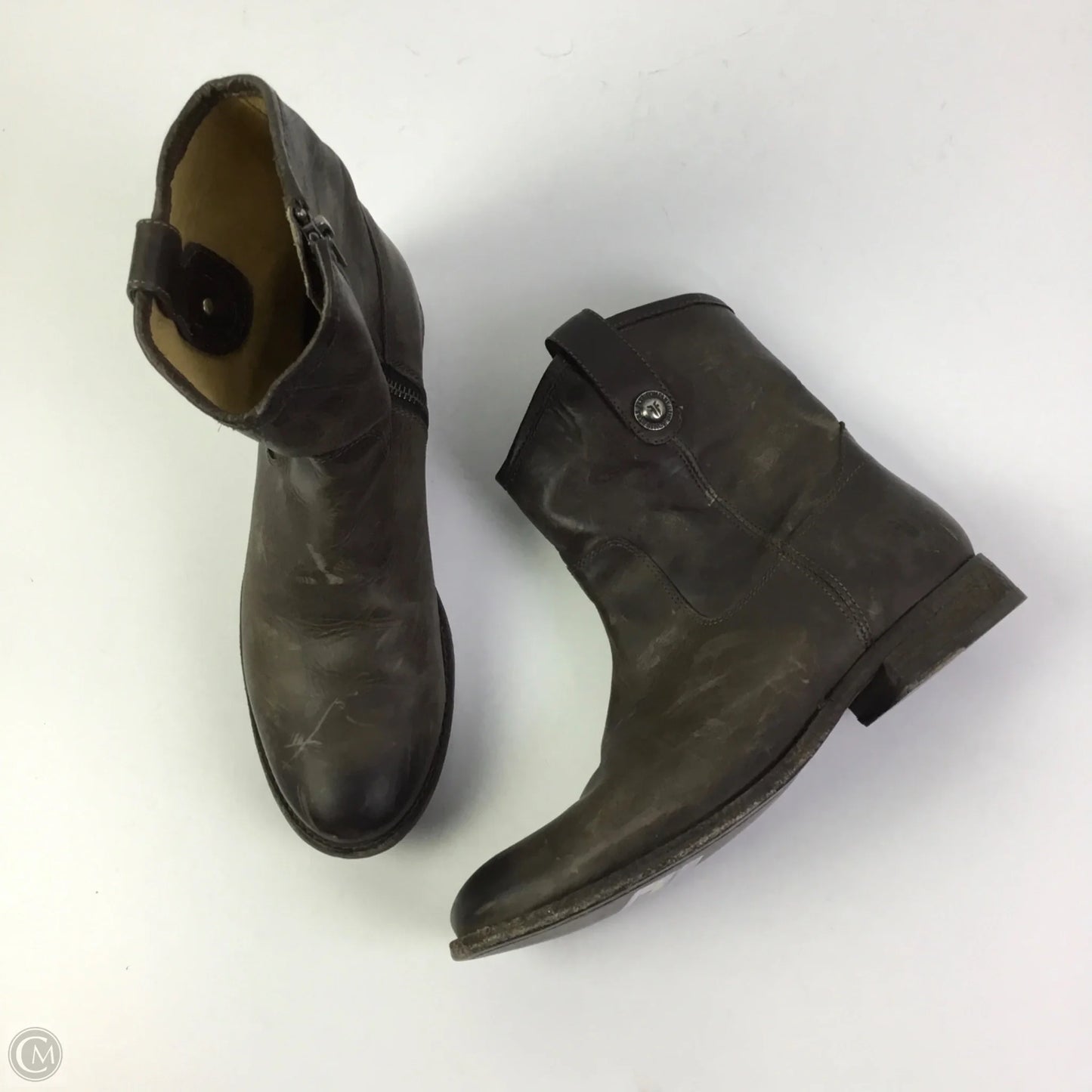Boots Designer By Frye In Taupe, Size: 10