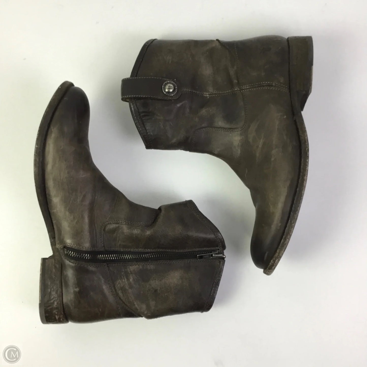 Boots Designer By Frye In Taupe, Size: 10