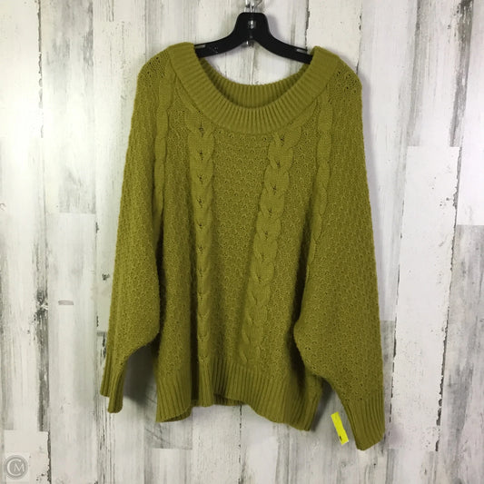 Sweater By Clothes Mentor In Green, Size: Lp