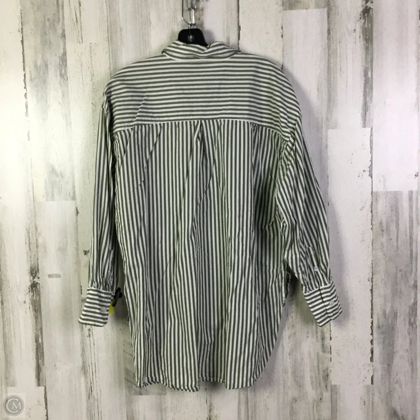 Blouse Long Sleeve By Maeve In Green, Size: M