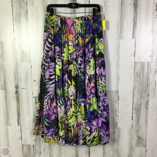 Skirt Maxi By Elie Tahari In Floral Print, Size: 10