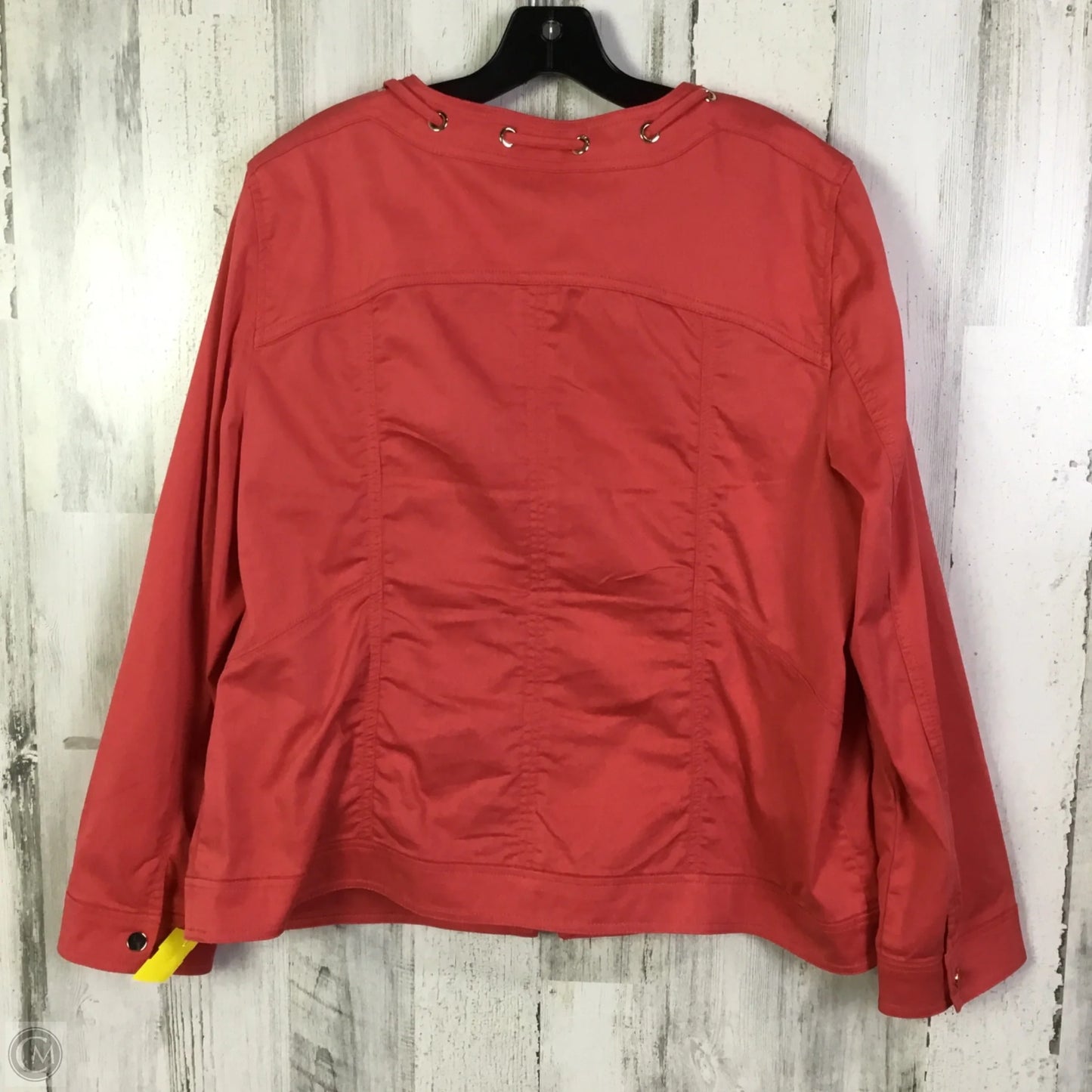 Jacket Other By Chicos In Coral, Size: Xl