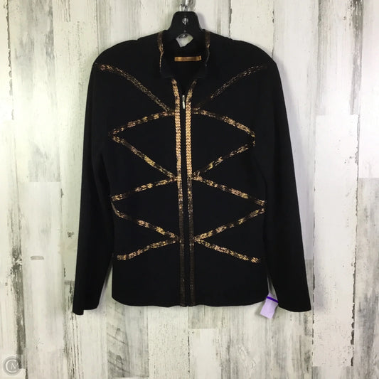 Sweater Short Sleeve By Tahari In Blue & Green, Size: 1x