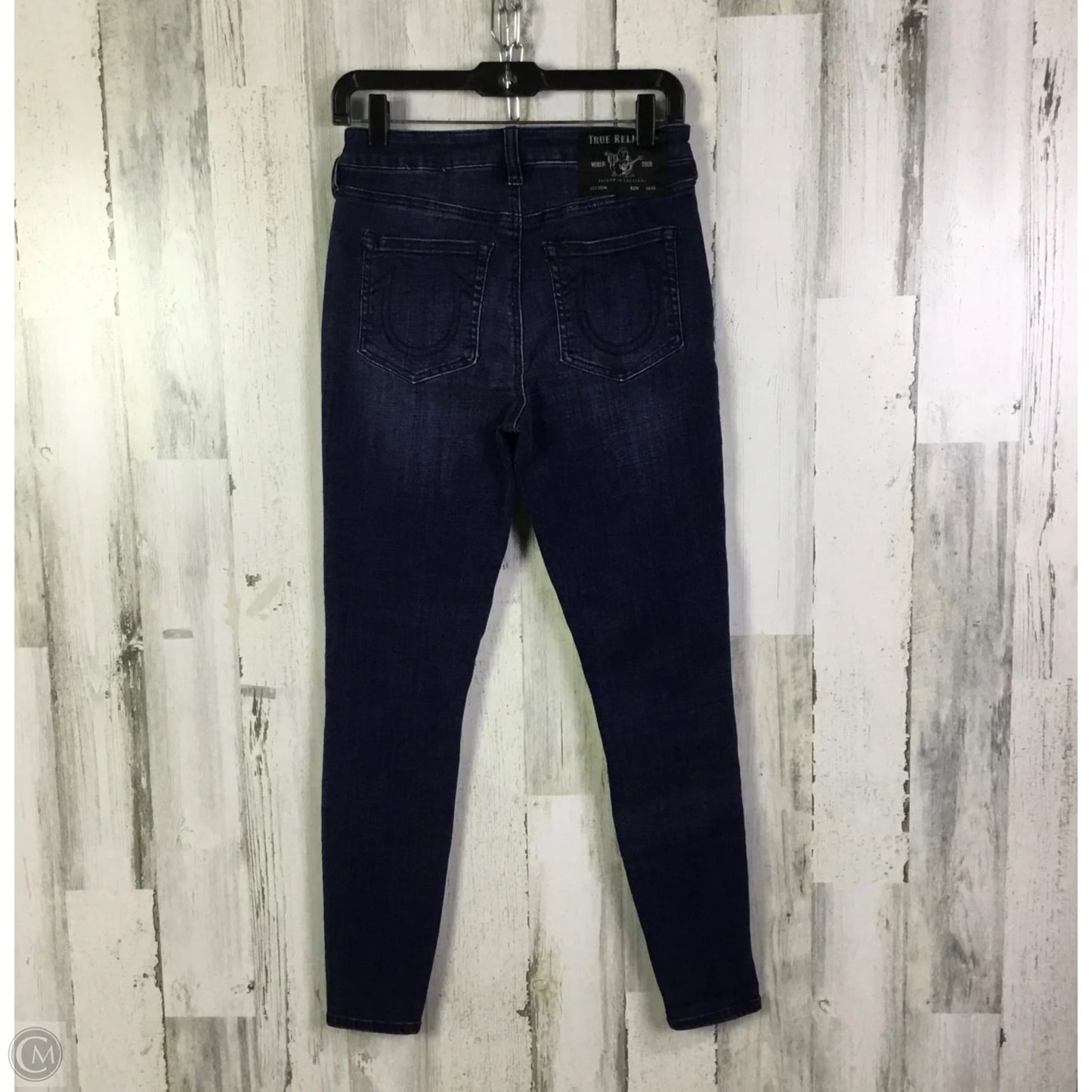 Jeans Skinny By True Religion In Blue Denim, Size: 6