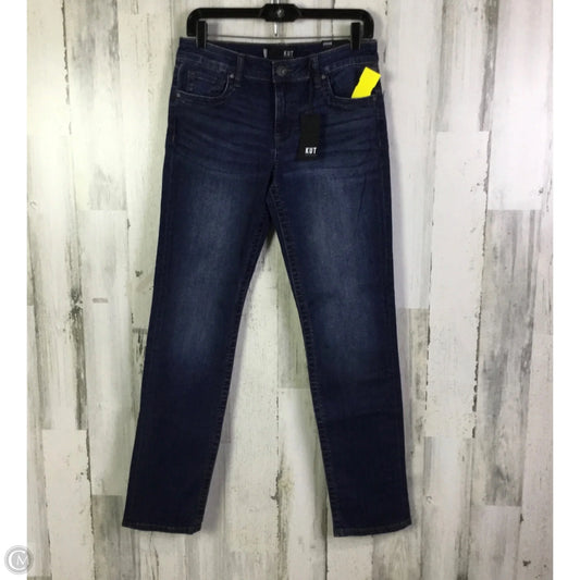 Jeans Straight By Kut In Blue Denim, Size: 6