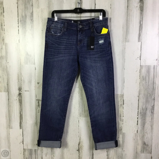 Jeans Boyfriend By Kut In Blue Denim, Size: 6