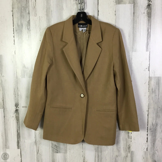 Blazer By Sag Harbor In Tan, Size: M