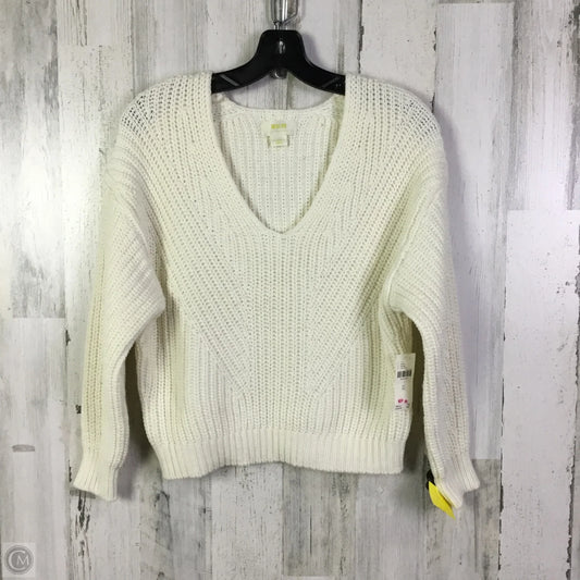 Sweater By Maeve In Cream, Size: Xs
