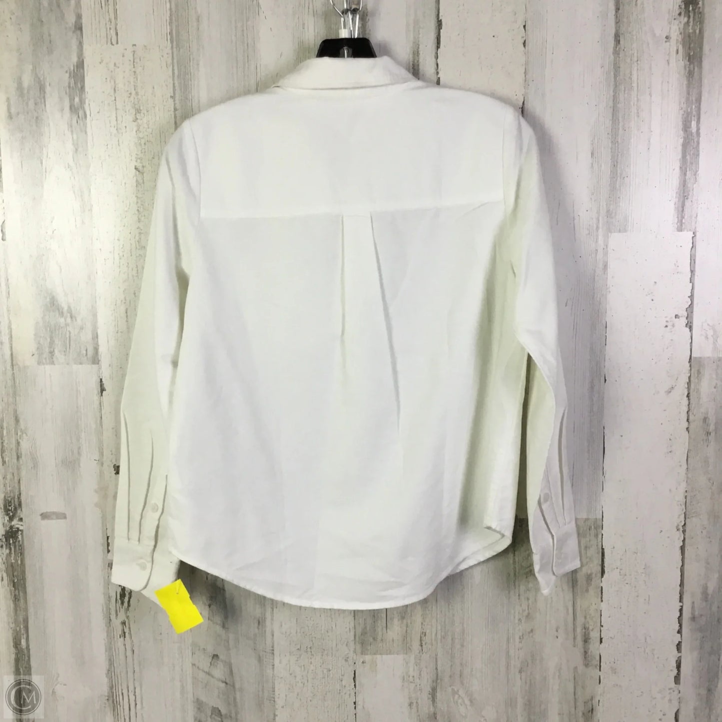 Blouse Long Sleeve By Madewell In Ivory, Size: Xs