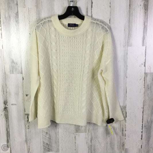 Sweater By Polo Ralph Lauren In Cream, Size: S