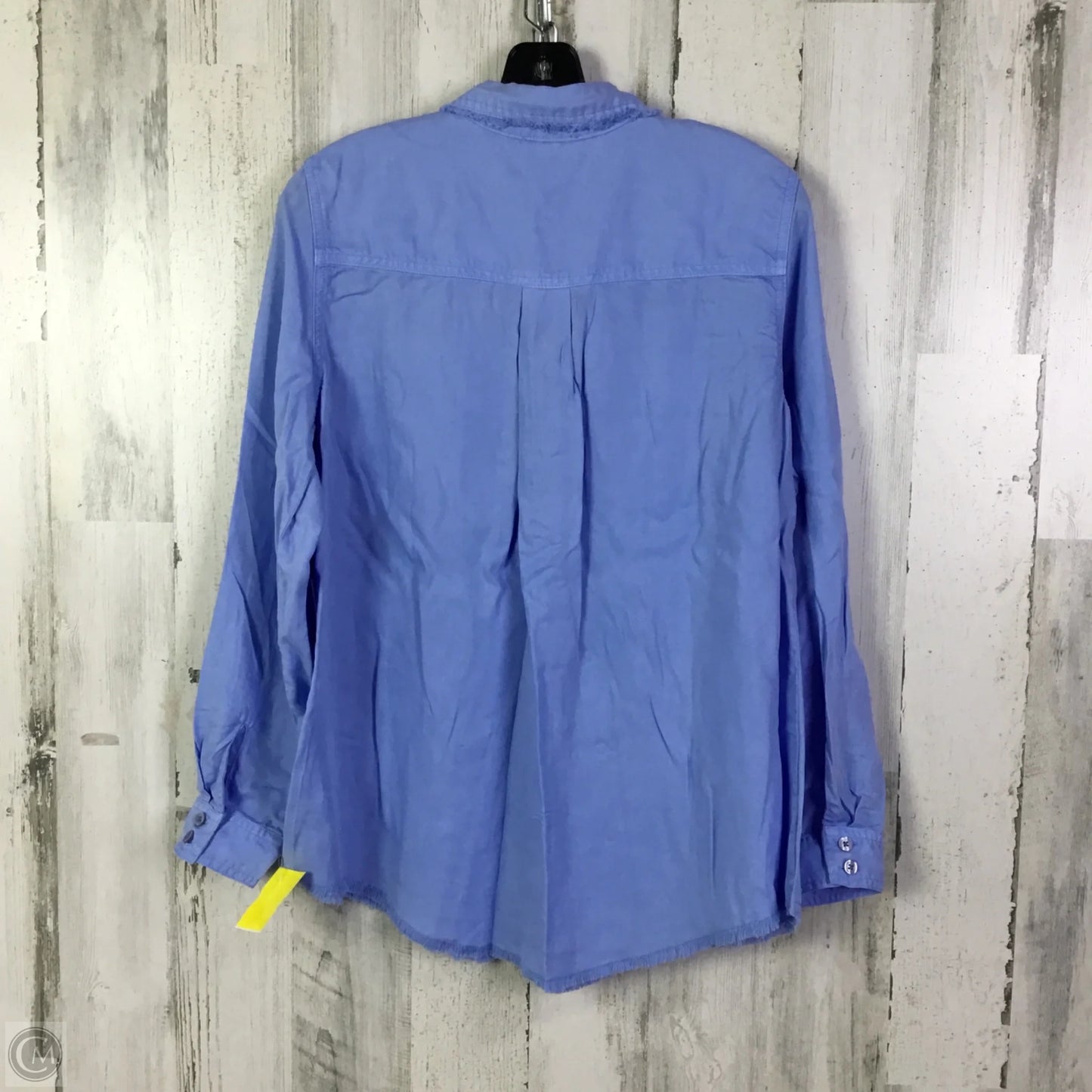 Blouse Long Sleeve By Chicos In Blue, Size: M
