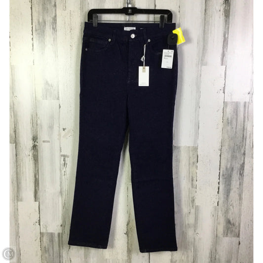 Jeans Straight By Good American In Blue Denim, Size: 6