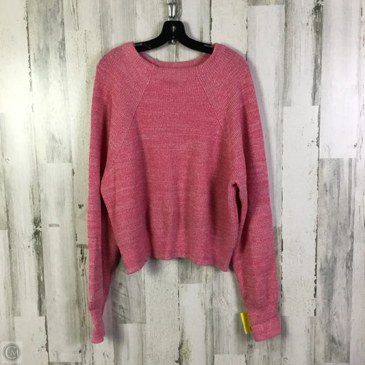 Sweater By Free People In Pink, Size: L