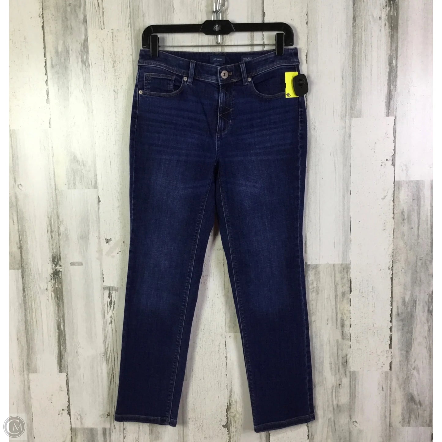 Jeans Straight By J. Jill In Blue Denim, Size: 4p