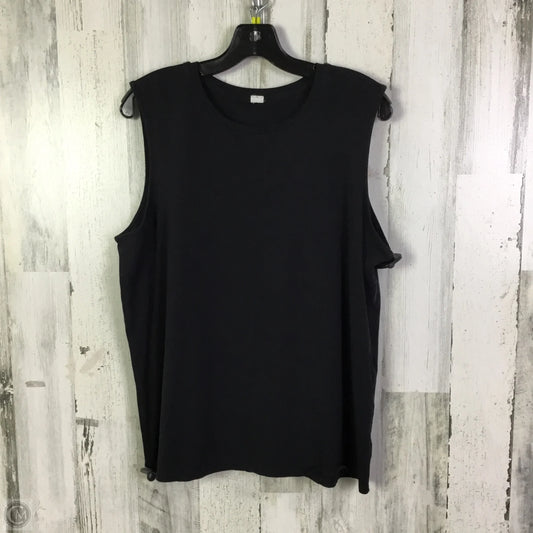 Athletic Tank Top By Lululemon In Black, Size: 16