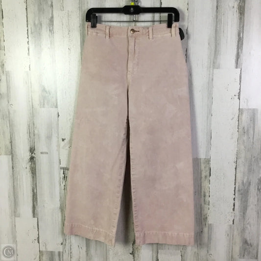 Jeans Wide Leg By Pilcro In Pink, Size: 4