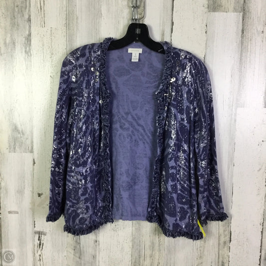 Cardigan By Chicos In Blue, Size: M