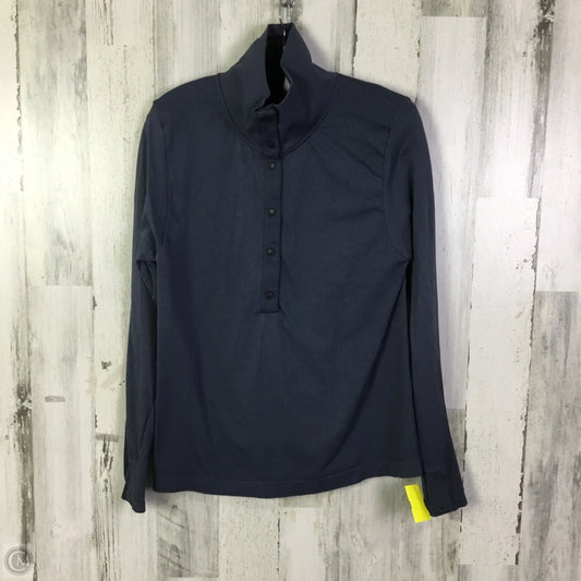 Top Long Sleeve By Athleta In Blue, Size: Xl