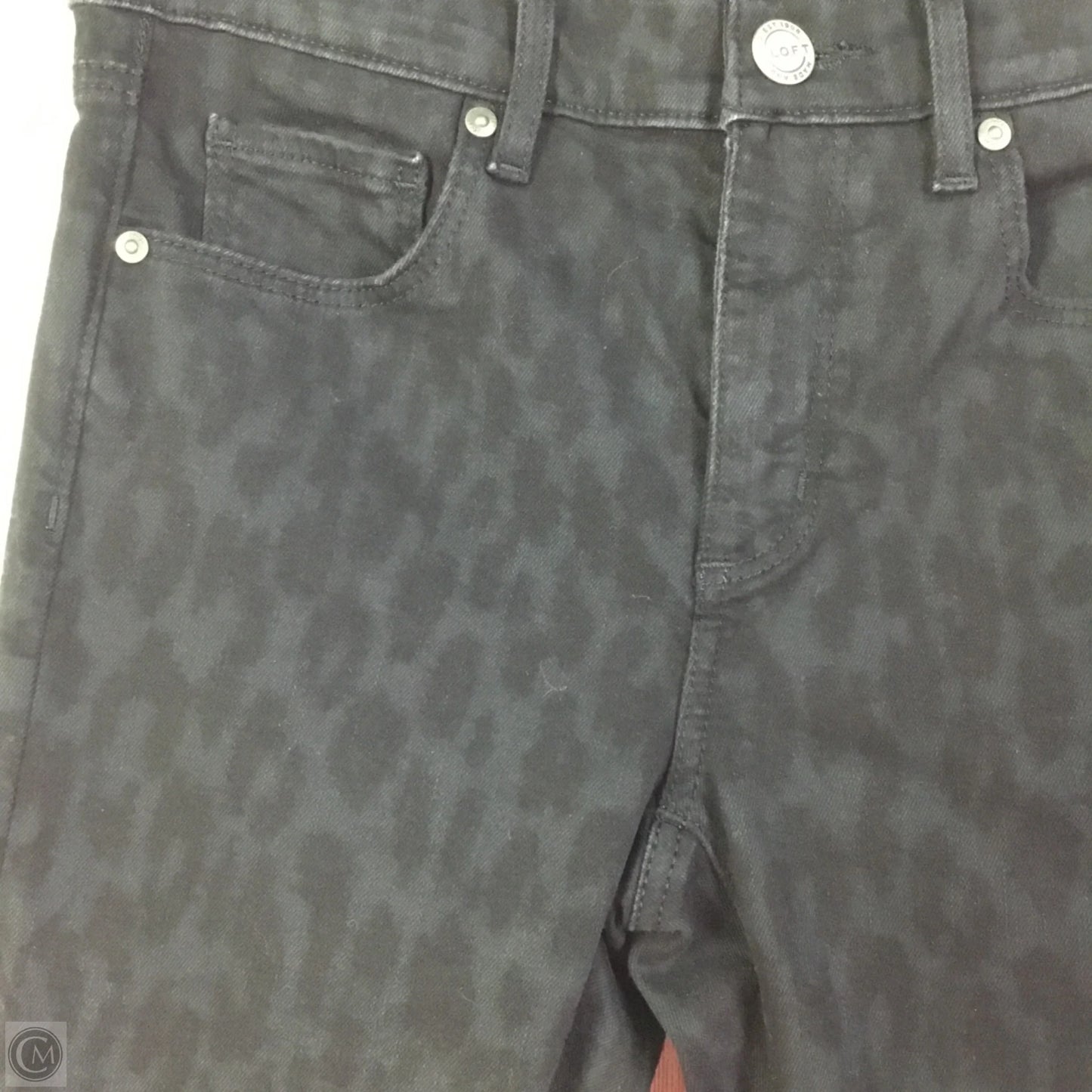 Jeans Skinny By Loft In Black, Size: 6