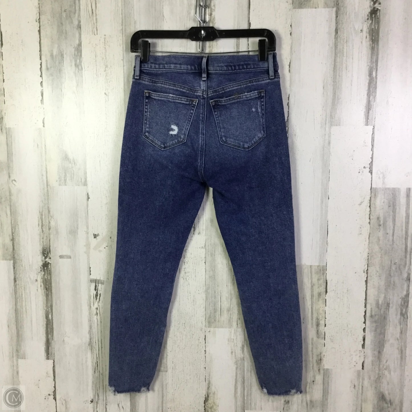 Jeans Skinny By Loft In Blue Denim, Size: 4