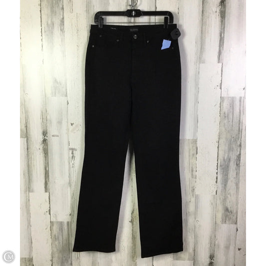 Jeans Boot Cut By Talbots In Black Denim, Size: 6