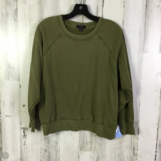 Top Long Sleeve By J. Crew In Green, Size: Xs