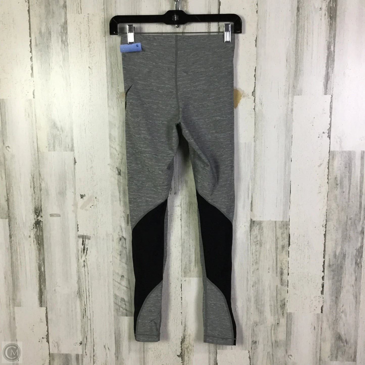 Athletic Leggings By Nike Apparel In Grey, Size: S