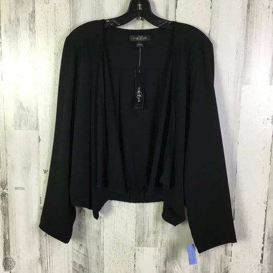 Cardigan By August Silk In Black, Size: L