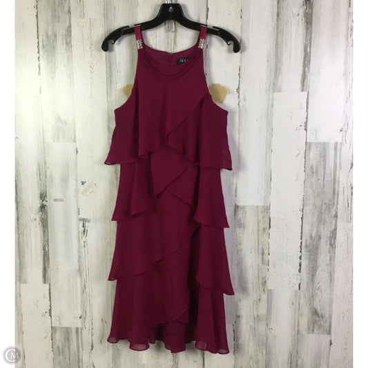 Dress Party Short By Sl Fashions In Purple, Size: M