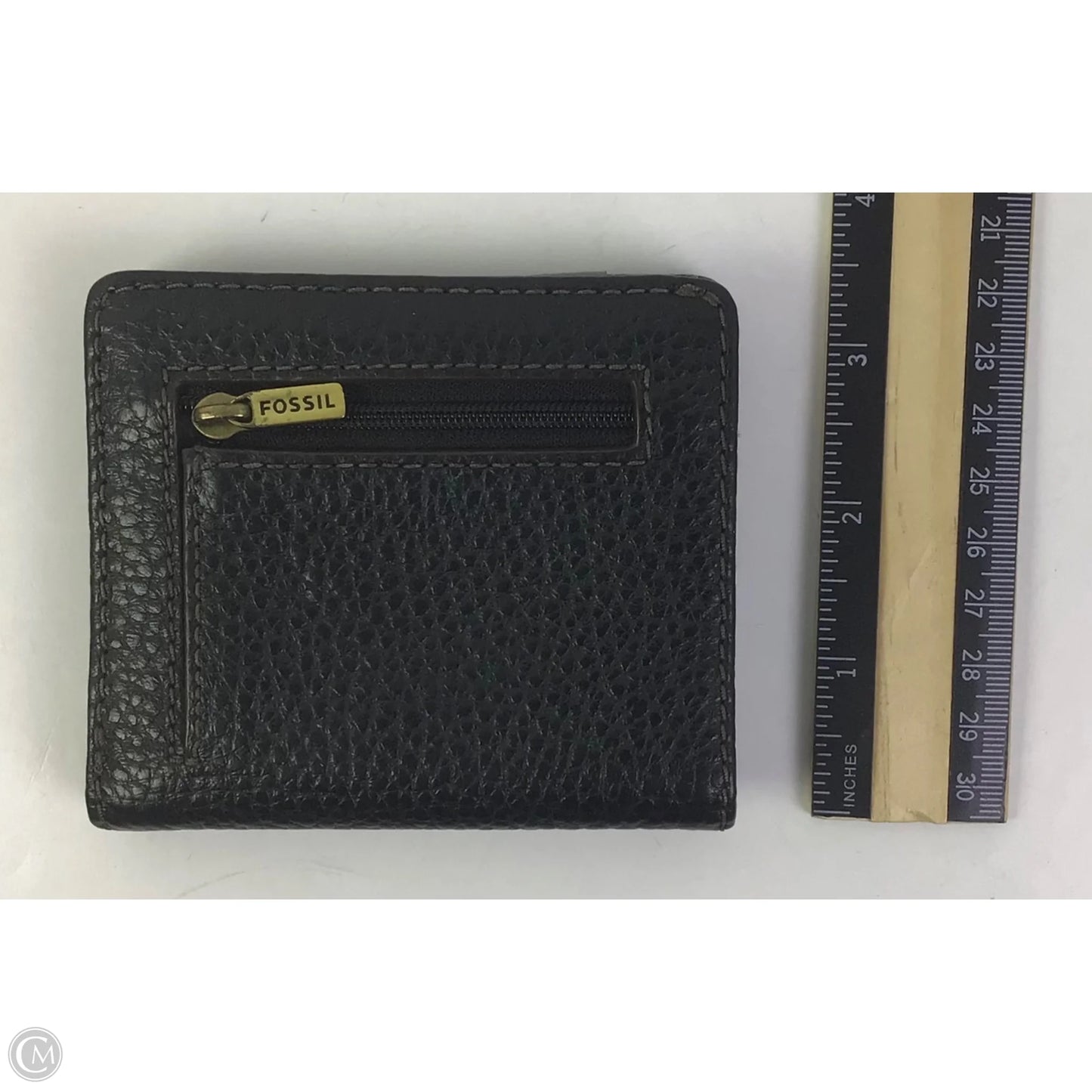 Wallet Leather By Fossil, Size: Small