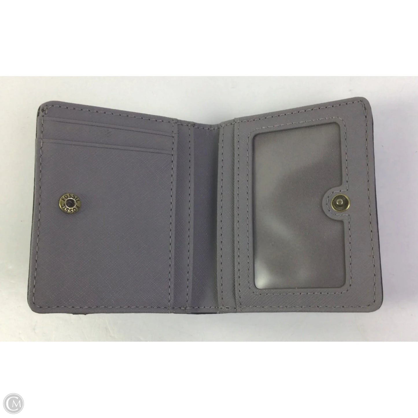Wallet Leather By Fossil, Size: Small