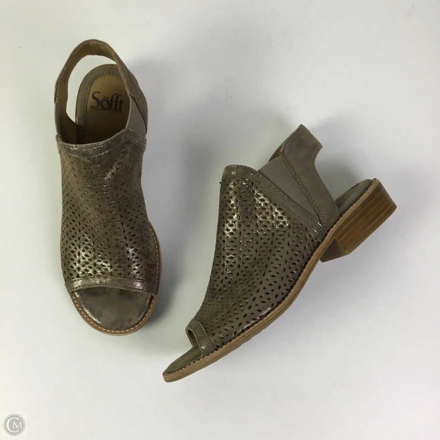 Sandals Flats By Sofft In Brown, Size: 7.5