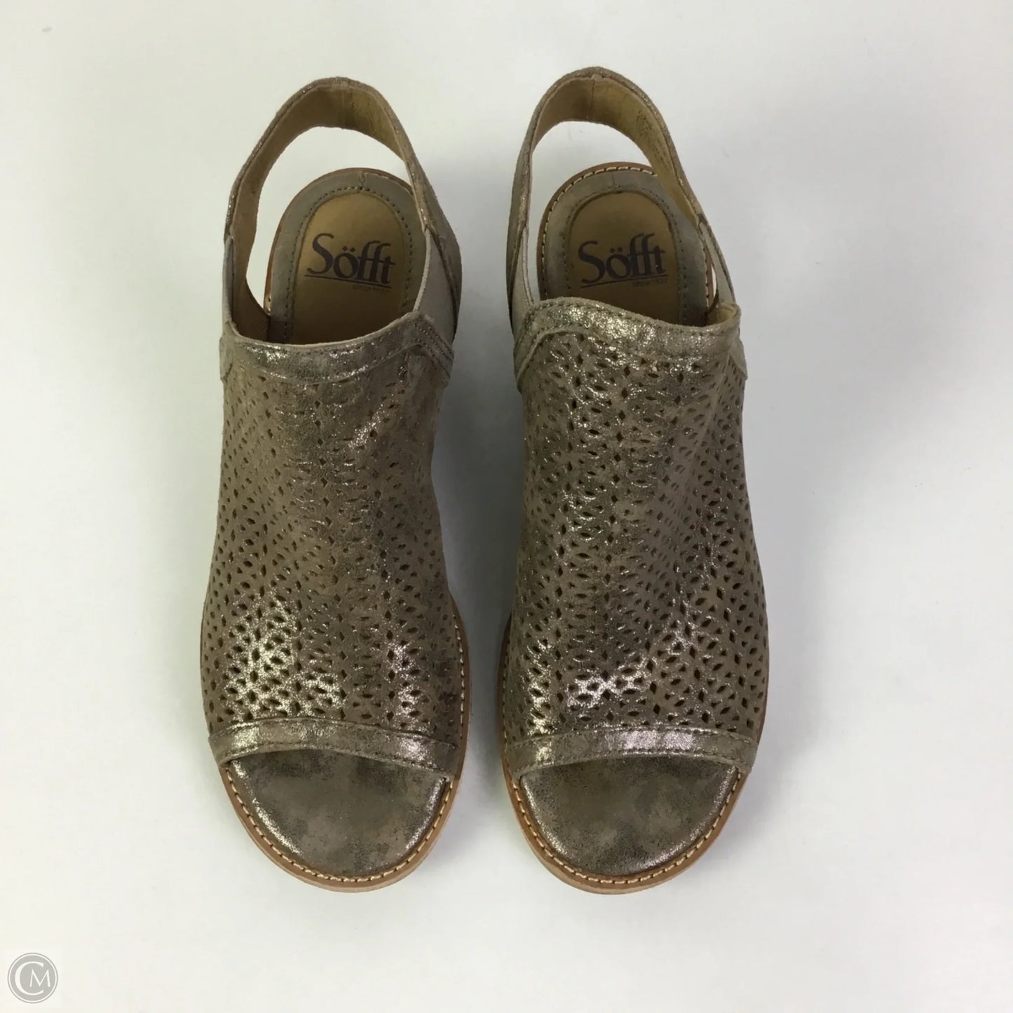 Sandals Flats By Sofft In Brown, Size: 7.5