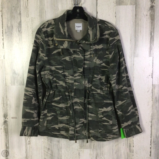 Jacket Utility By Kensie In Camouflage Print, Size: S
