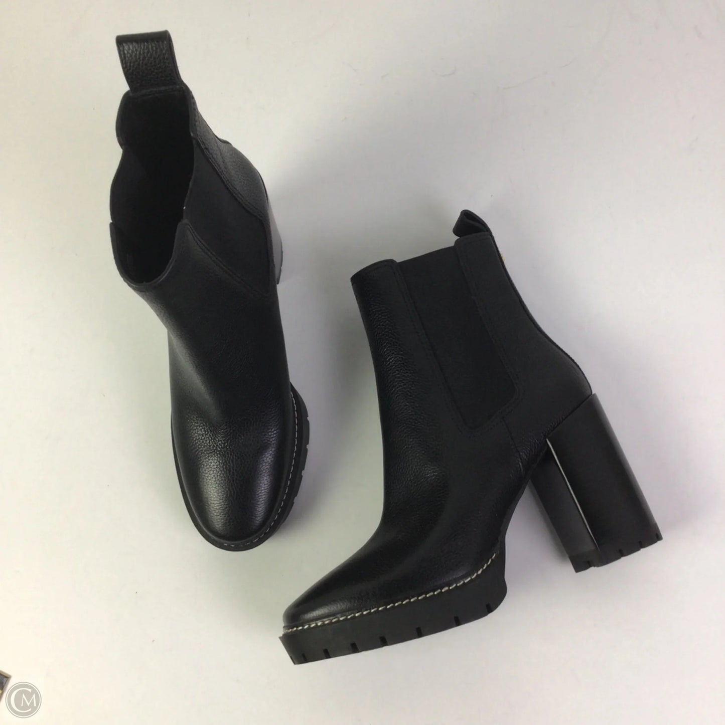 Boots Designer By Tory Burch In Black, Size: 10