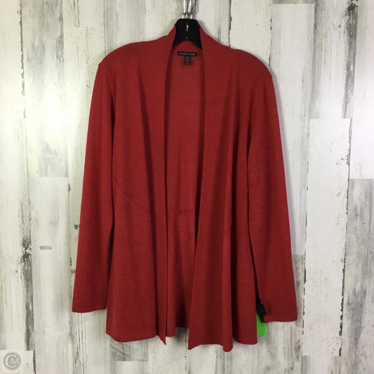 Cardigan By Eileen Fisher In Red, Size: M