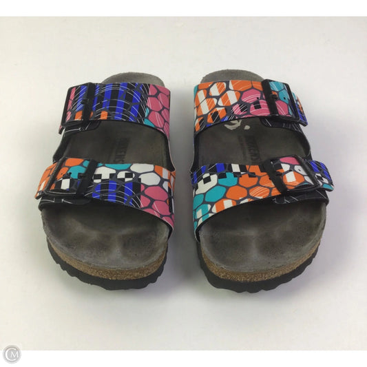 Sandals Flats By Birkenstock In Multi-colored, Size: 8