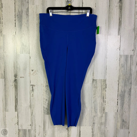 Athletic Leggings By Lululemon In Blue, Size: 18
