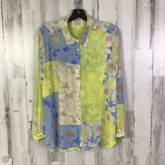 Top Long Sleeve By Rose And Olive In Yellow, Size: Xl