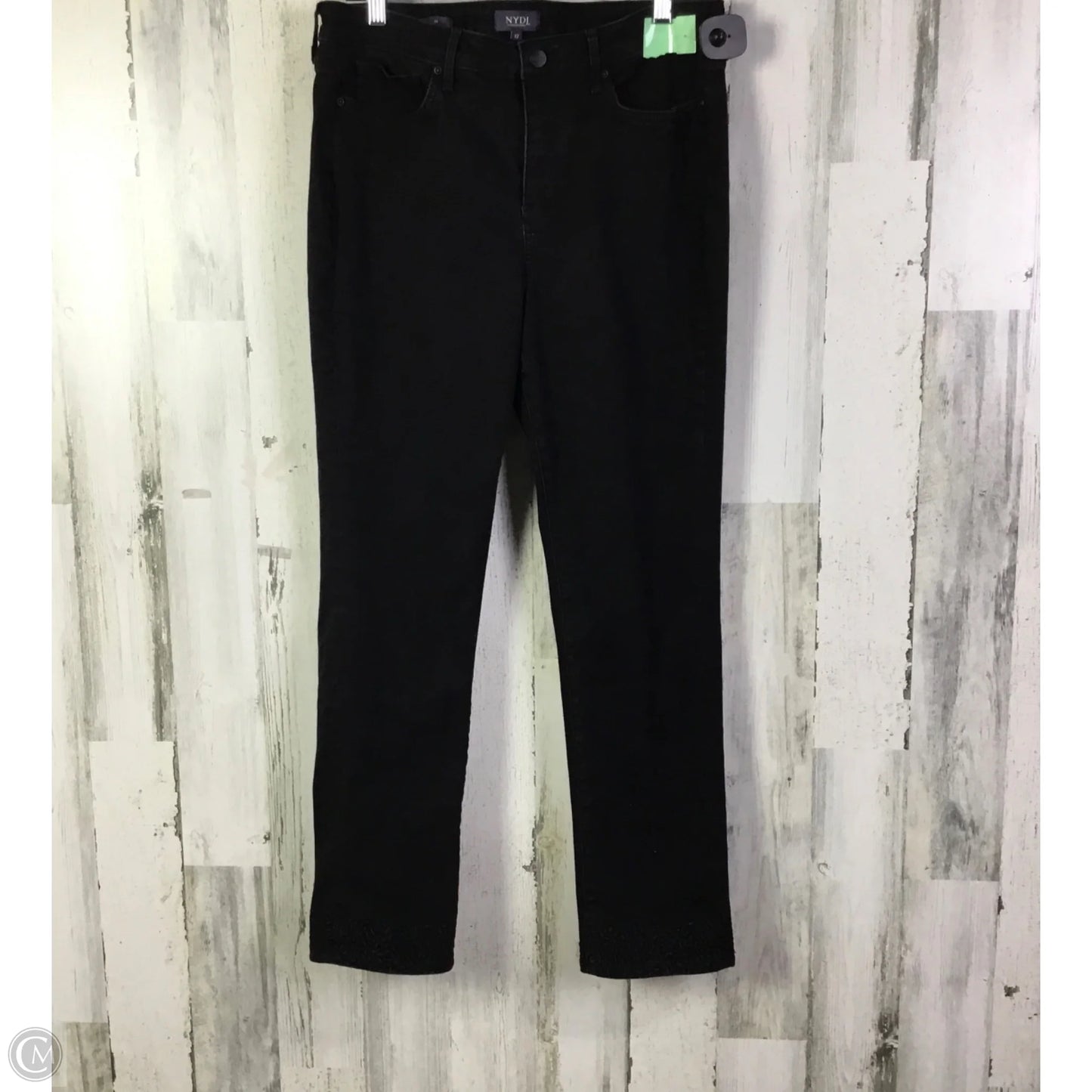 Jeans Straight By Not Your Daughters Jeans In Black, Size: 12