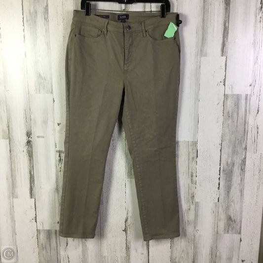 Jeans Straight By Not Your Daughters Jeans In Taupe, Size: 12