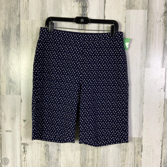 Shorts By Susan Graver In Navy, Size: 14