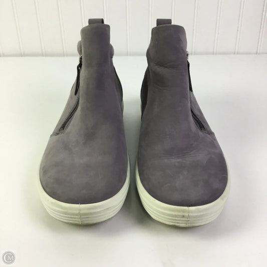 Shoes Flats By Ecco In Grey, Size: 10